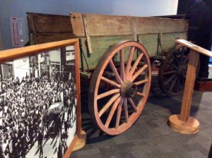 The Mule Wagon which transported Dr King's casket