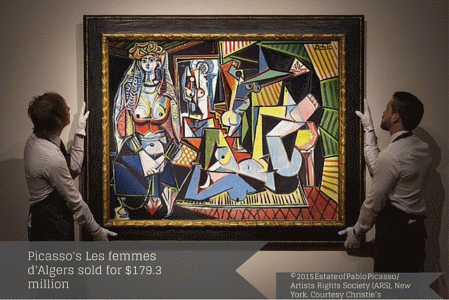 Picasso's Les femmes d'Algers sold for $179.3 million