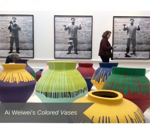 Ai Weiwei's Colored Vases