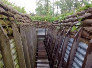 Trenches, Memorial Museum Passchendale, Belgium