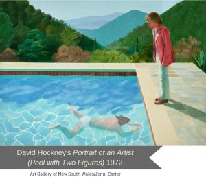 David Hockney's Portrait of an Artist (Pool with Two Figures) 1972 Art Gallery of New South Wales/Jenni Carter