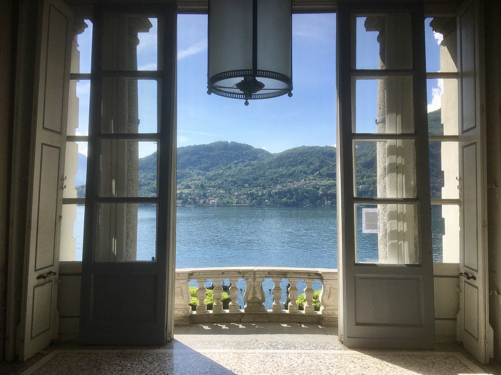 A room with a view at Villa Carlotta