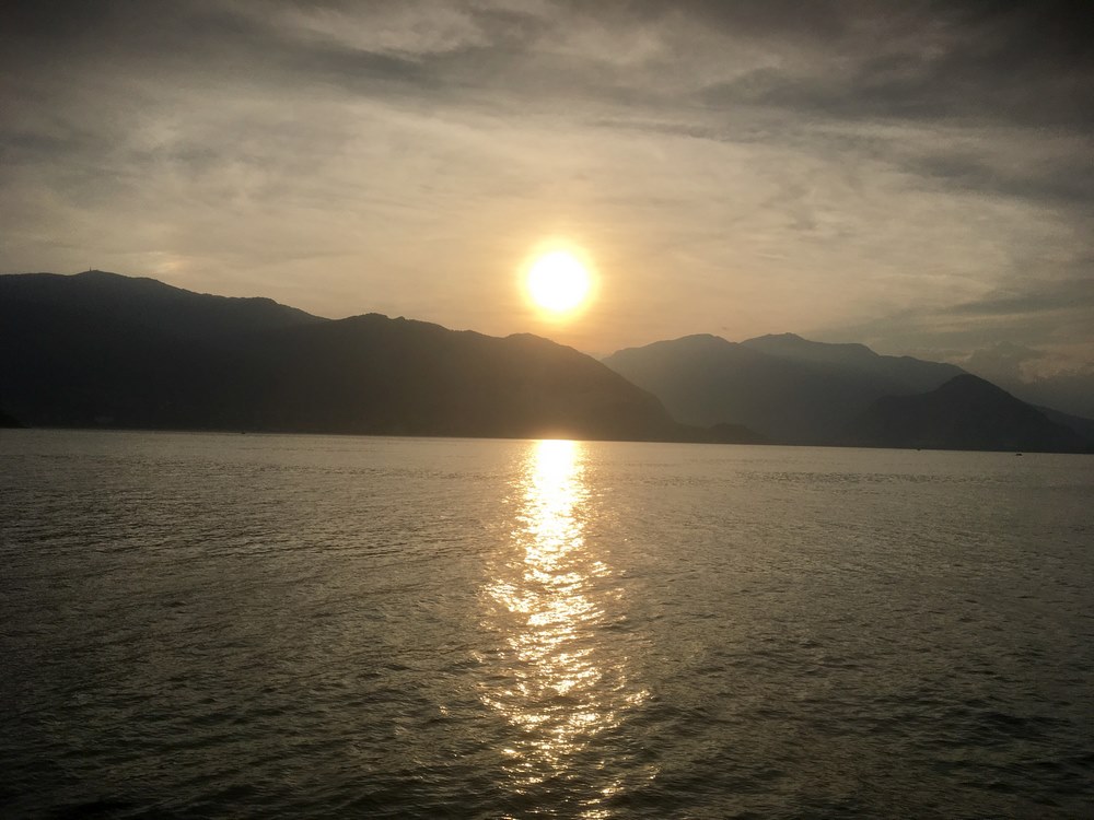 Sunset over Lake Maggiore 